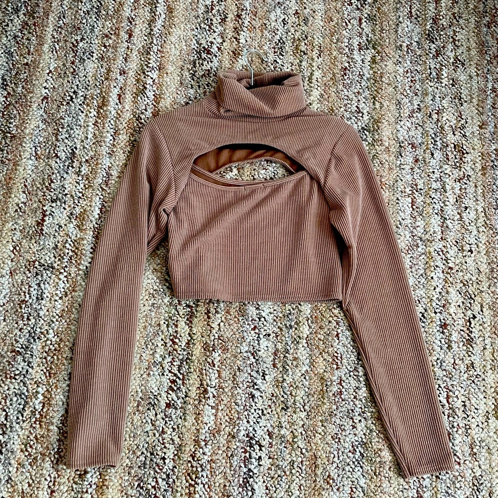 NEW Zara turtleneck crop sweater